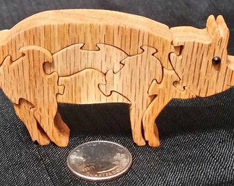 Pig Miniature  Puzzle