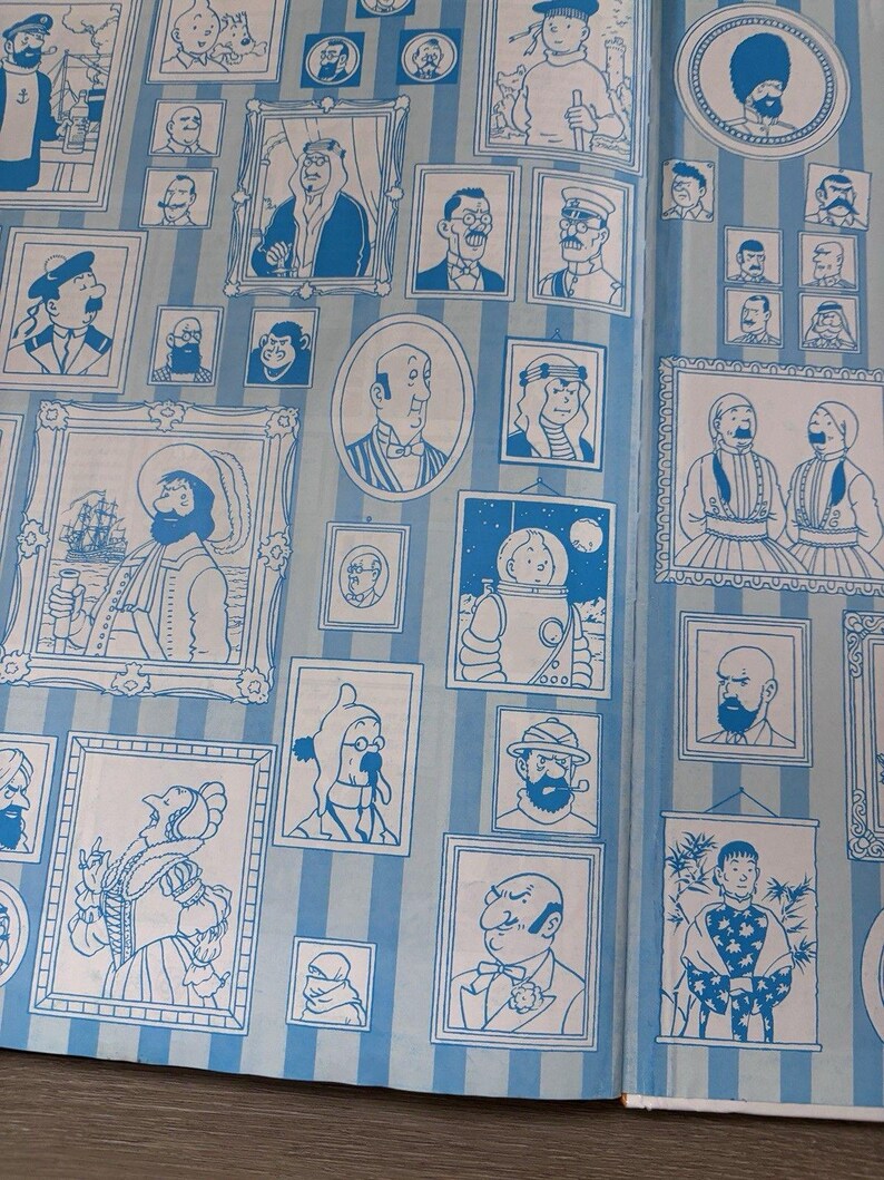 Tintin Au Pays De L'or Noir Herge Casterman 1971 French Language Comic Book VtG image 11