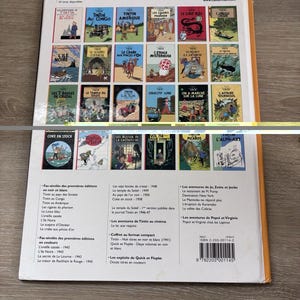 Tintin Au Pays De L'or Noir Herge Casterman 1971 French Language Comic Book VtG image 12