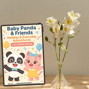 Baby Panda Activity Pack | 30 Printable Coloring & Activity Pages for Toddlers