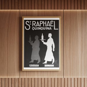 Vintage Drink Poster 1935 | Retro Alcohol Advertising Print | Printable Bar & Bistro Wall Art