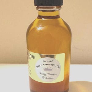 Aceite de la Santa Unción para Sanación, Protección y Liberación