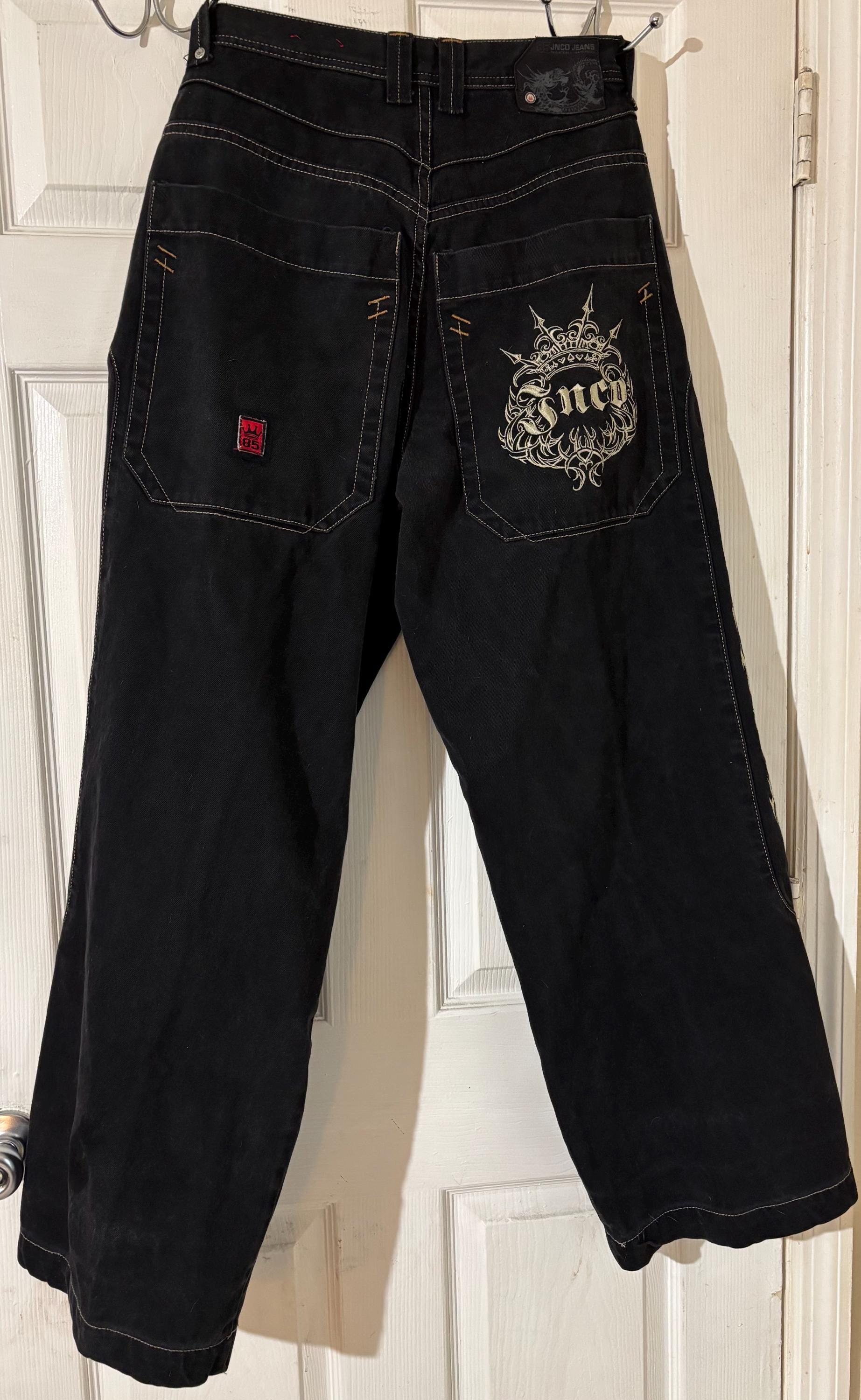 90’s JNCO JEANSブラックカーゴパンツ JNCO Black Vintage Jeans for Men for sale | eBay