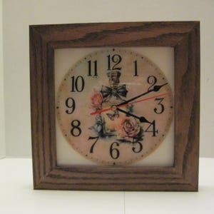 Wood wall clock