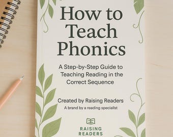 How to Teach Phonics eBook | Step-by-Step PDF Guide for Parents & Teachers | Science of Reading Aligned | Digital Download