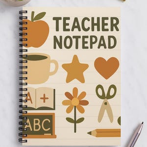Teacher Notepad | Notepad for Educators | Back to School Teacher Gift | Classroom Stationery Pad for Teachers
