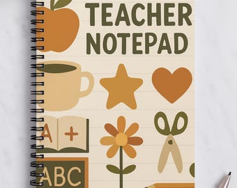 Teacher Notepad | Notepad for Educators | Back to School Teacher Gift | Classroom Stationery Pad for Teachers
