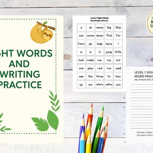 Dolch Sight Words Flashcards | Printable Reading Support for PreK–2nd | Homeschool & Classroom PDF | Sight Word Practice Set