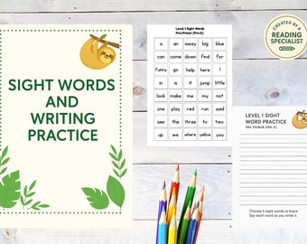 Dolch Sight Words Flashcards | Printable Reading Support for PreK–2nd | Homeschool & Classroom PDF | Sight Word Practice Set