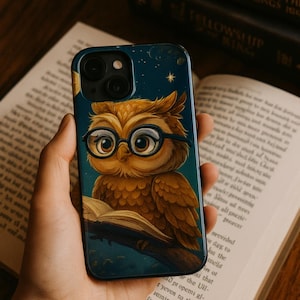 Owl Phone Case | Cute Animal Cover for Bird Lovers | Wildlife-Inspired Protective Phone Case | Gift for Nature or Owl Fans