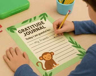 Jungle SEL Printable Pack – Calm Corner, Feelings Check-In & Affirmations for PreK-Kindergarten – Level 1