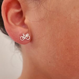 Orecchini per bicicletta, regalo per bicicletta, orecchini Gravel, orecchini da strada.