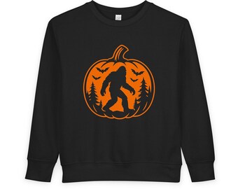 Sudadera con capucha de Bigfoot para niños pequeños: camiseta de Halloween de Sasquatch