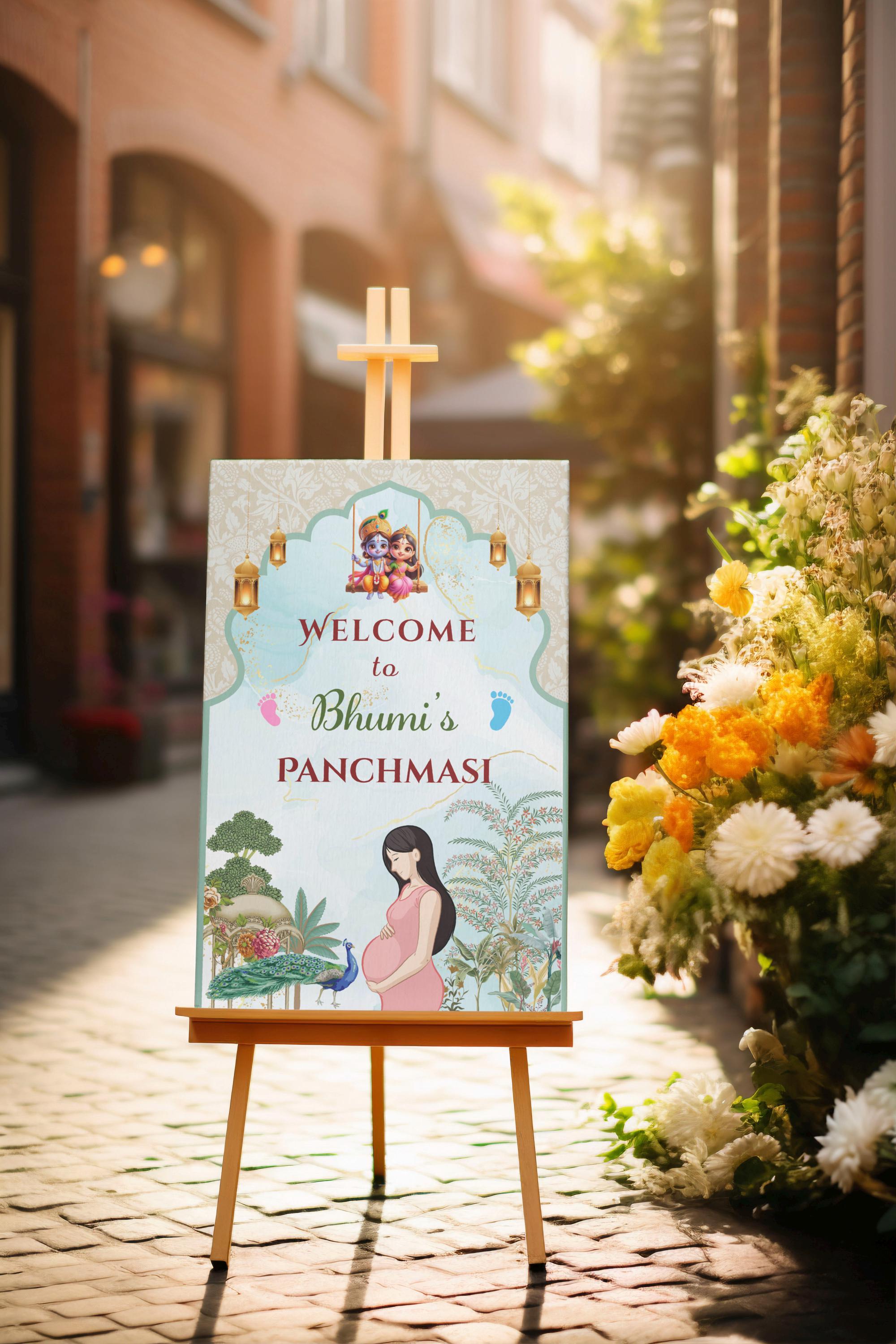 Indian Panchmasi Welcome Sign / Welcome Standee - Etsy Canada