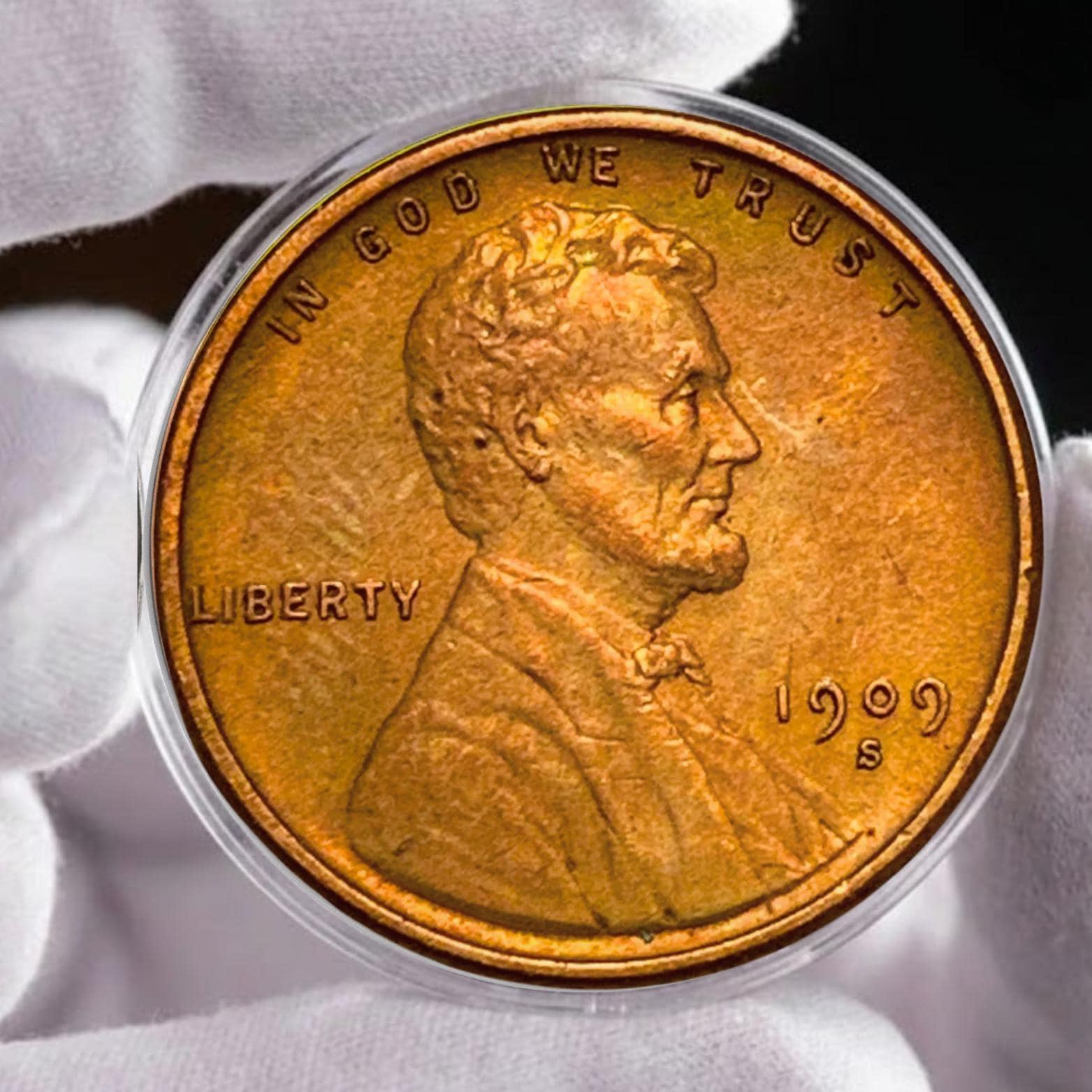 1909-S VDB Lincoln Wheat Penny Rare US Cent Vintage Collectible Coin