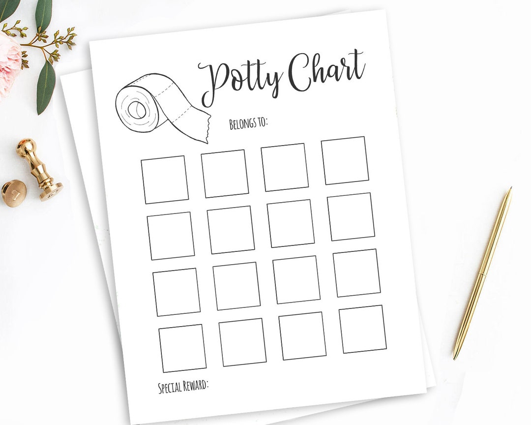 potty-reward-chart-potty-training-chart-for-toddlers-simple-etsy