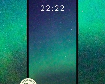 Northern Lights Phone Wallpaper | Grainy Aurora Borealis Lock Screen ...