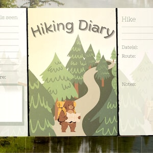 Printable Hiking Journal PDF: Trail Logbook & Adventure Diary