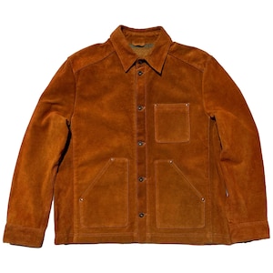 Men&#39;s Suede Field Leather Jacket | Vintage Style Outerwear | Handmade Genuine Suede Coat | Casual Rugged Look | Rayrodd Designs