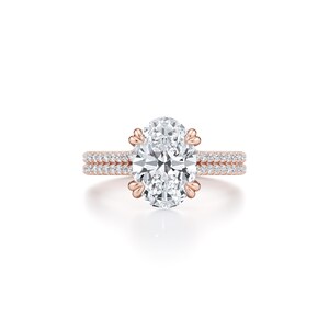 Lab Grown Diamond Ring 18K Gold | IGI Certified Engagement Ring | Oval Cut Ethical Diamond | Sustainable Wedding Ring Veleoris Fine Jewelry