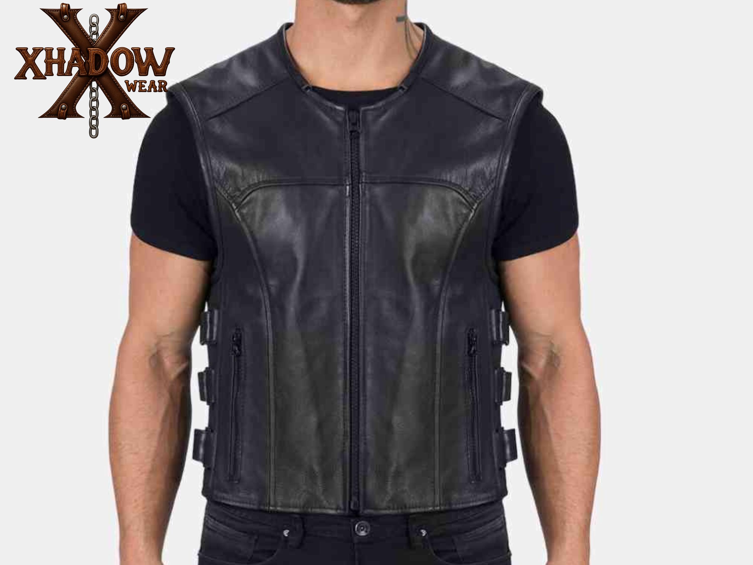 トップス Used Leather Vest s-l1200.jpg