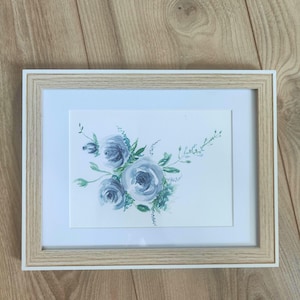Aquarelle fleurs faite main A5