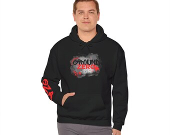 Ground Zero Athletics Hoodie, Workout Sweatshirt, Cheer Hoodie, Gym Pullover, Sportswear Hooded Top