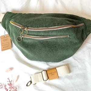 XL green fanny pack