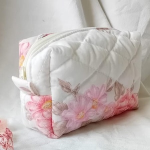 Floral fleece pencil case
