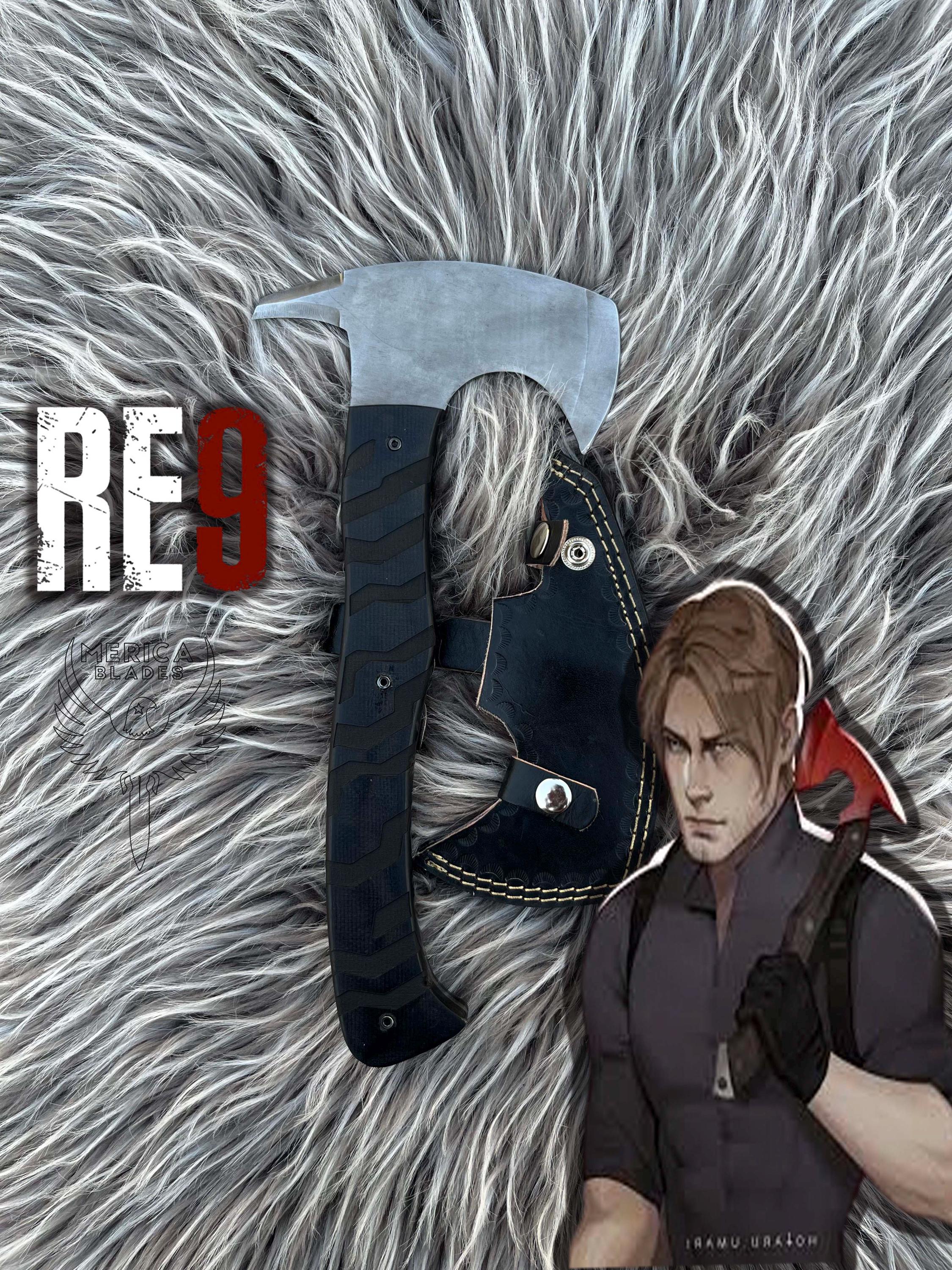 Mortal Edge Hatchet Resident Evil Requiem RE9, Hunk Commander Axe