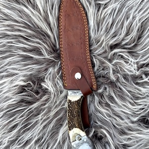 Witcher 3 Feline knife leather sheath detail Cat School blade replica gift