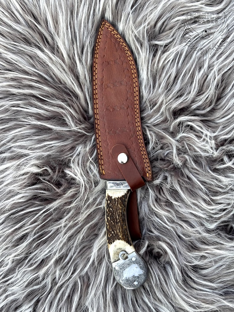 Witcher 3 Feline knife leather sheath detail Cat School blade replica gift