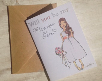 Will you be my Flower Girl? Card