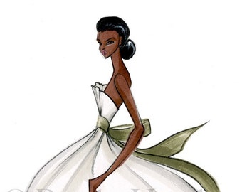 Mariée Illustration impression-mariée mode Illustration-mariée croquis-nuptiale croquis - mariée mode croquis-mariée impression-mariée mode impression