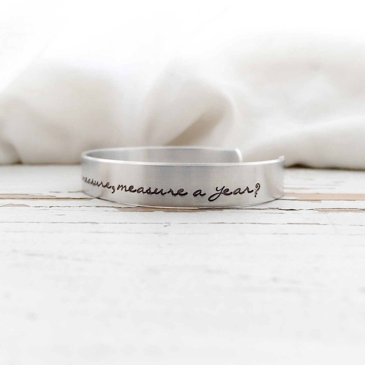 525600 Minutes How Do You Measure Measure a Year Hand Stamped Etsy