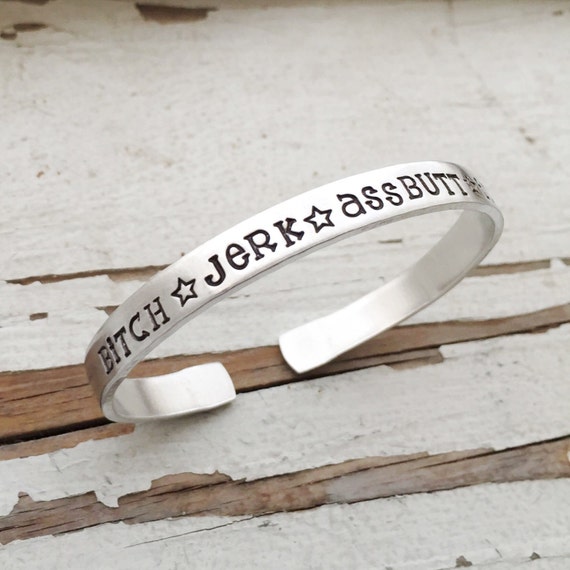 Hand Stamped Bitch Jerk Assbutt Idjit Dean Sam Cas Bobby Etsy Hand Stamped Bitch Jerk Assbutt Idjit Dean Sam Cas Bobby Etsy