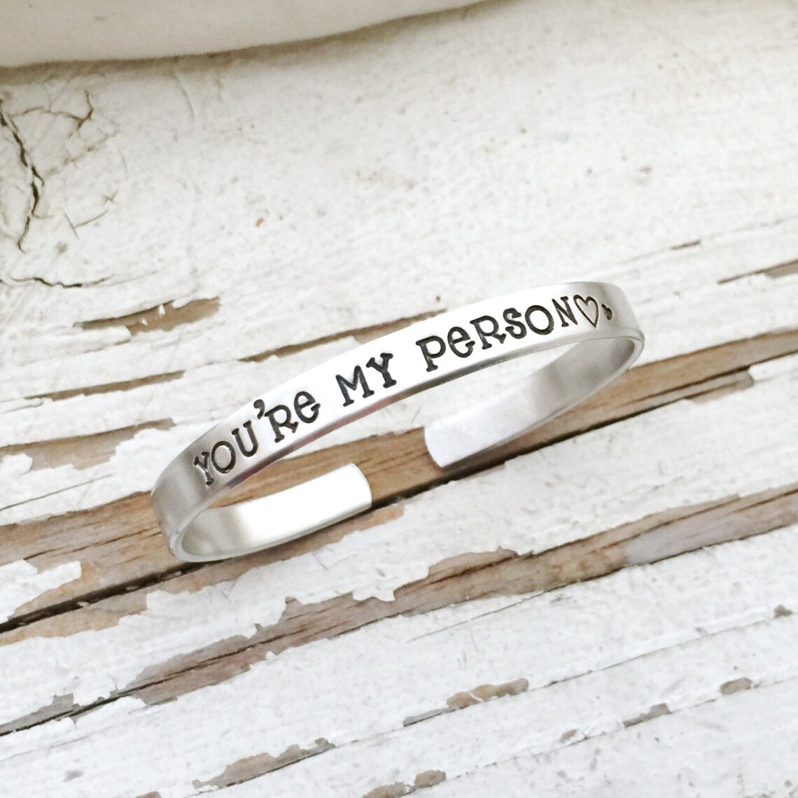 You're My Person cuff youre my person bracelet & Etsy