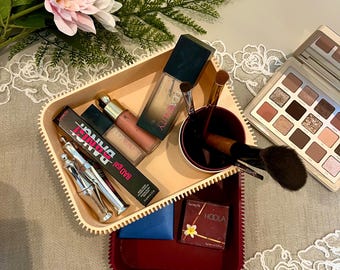 Acrylic makeup organizer organiser storage - DISPLAY TRAY Short Rows