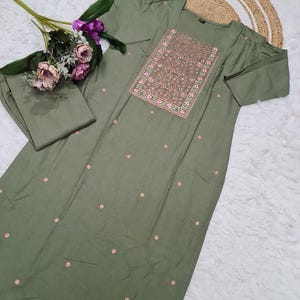 Traditional Khadi Cotton Kurti with Plazo | Handmade Ethnic Suit
