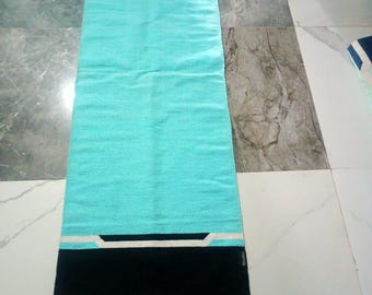 Organic Cotton Yoga Mat: Handwoven Herbal Infusion, Anti-Slip