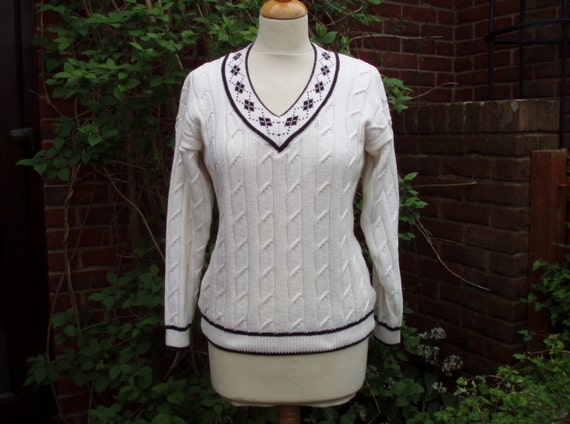Vintage cricket jumper by St Michael, England - UK