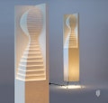 Handmade in Prague 107 cm (3'6) Guard Lamp - Unique Design Lamp Shade Made w/ High Quality Nano Paper | Easy To Install Home Decor