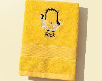 Minion Towel Set,Despicable Me,Custom Minions Gift with Name,Personalized Gift,Embroidered Children's Bath Towels,Birthday Gift for  Kid