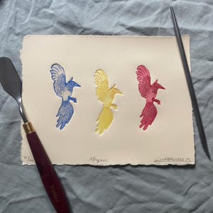 Magpies print