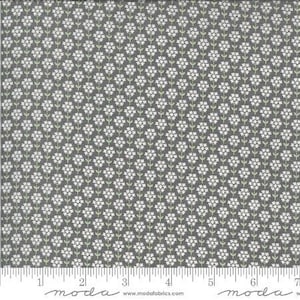 Grey Floral Fabric | Spring Brook by Corey Yoder | Moda Fabrics