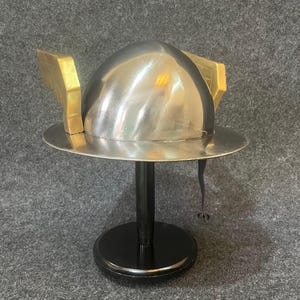 Medieval Winged Roman Greek Helmet | Handmade Brass & Steel Armor | Hermes Mythology Cosplay Helmet | Unique Collectible Warrior Helmet Gift