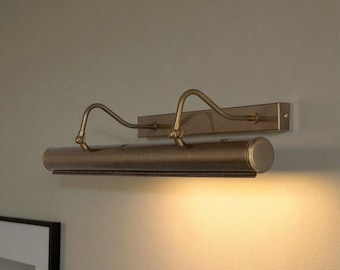 Mid Century Modern Picture Light - Handmade Vintage Brass Picture Lamp - Designer Gallery Lighting