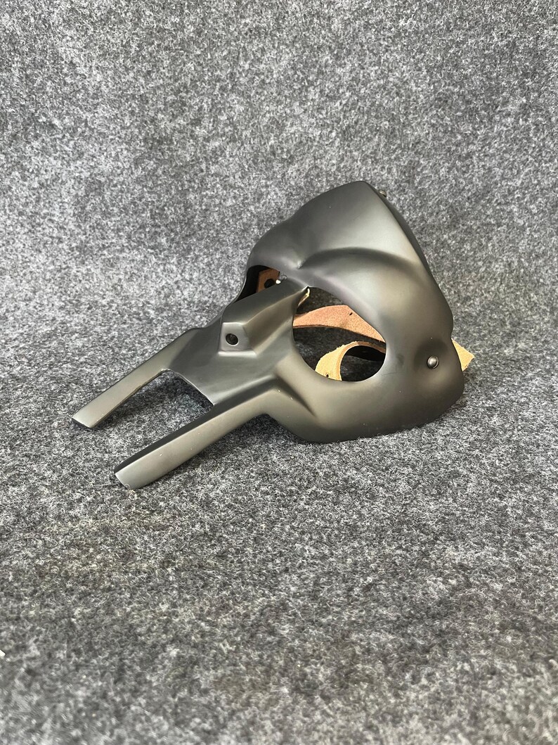 MF Doom Mask – Medieval Gladiator Style Metal Face Armor – Handmade ...