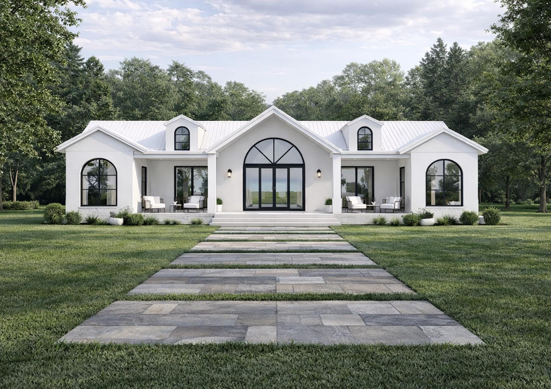 Modern Farmhouse House Plan – 3 Bed 3 Bath – Single Story – PDF + CAD ...
