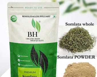 Organic Somlata Herb: Whole or Powder - Indian Natural Herb